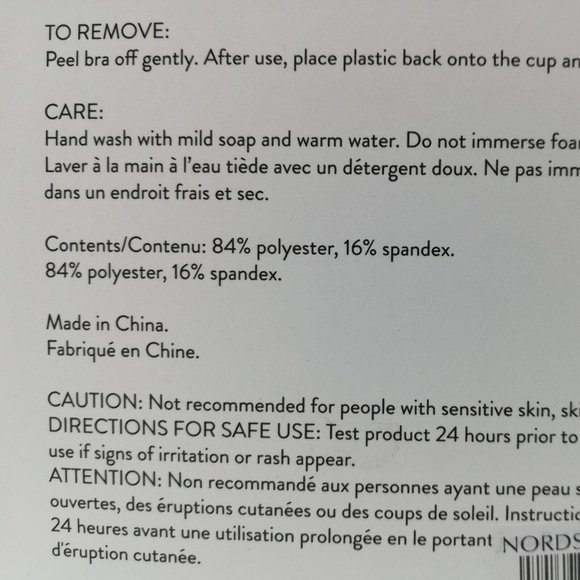 Nordstrom Voluptuous Backless Strapless Bra Nude Beige Adhesive Size D New - Picture 9 of 11